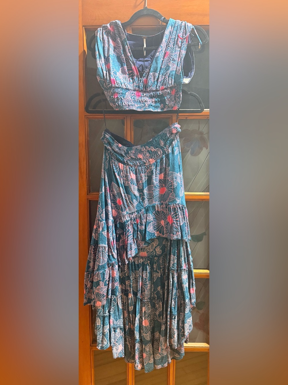 Free People High Low Skirt Set